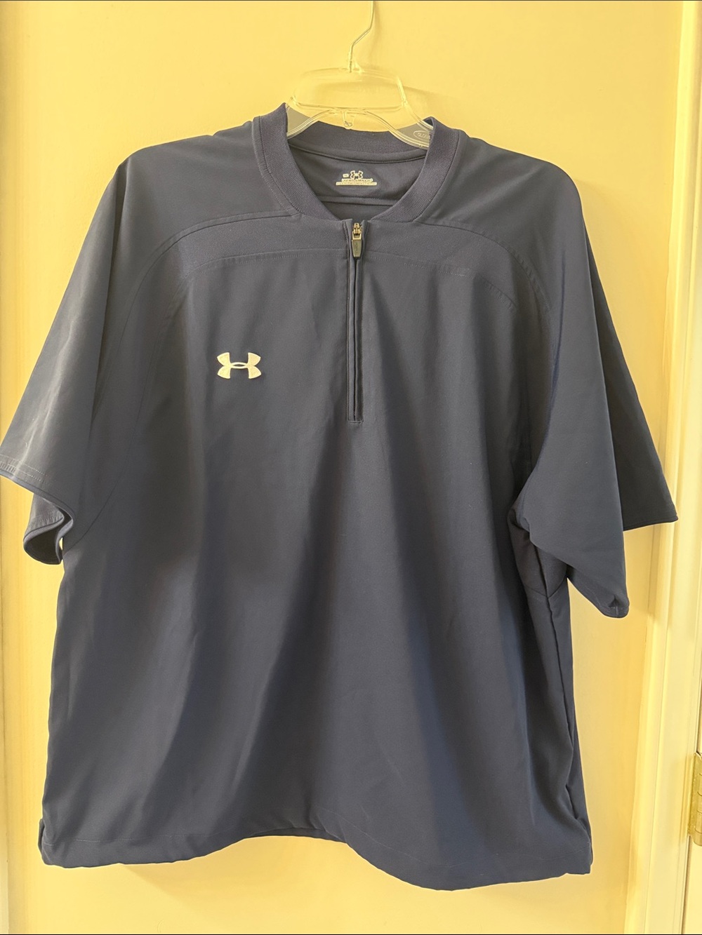 Under Armour Men's Navy 1/4 Zip Performance Polo